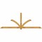 Ekena Millwork Redmond Rough Sawn Timber Gable Bracket, Western Red Cedar, 108"W x 40"H x 4"D x 4"F, 9/12 Pitch GBW108X40X0404RED00RWR - alternate 1